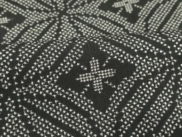 平和屋着物■本場大島紬　7マルキ　七宝繋ぎ　正絹　逸品　DABC4982cd