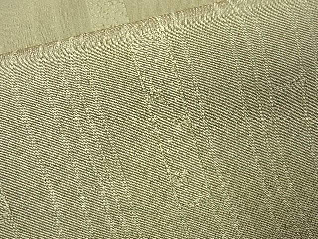 平和屋着物■上質な色無地 竹地紋 柳茶色 逸品 CAAE2596ev