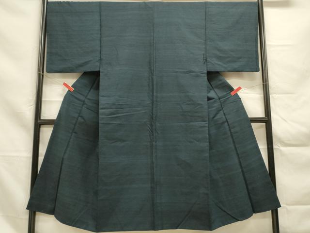 平和屋着物■男性 紬 留紺色 正絹 逸品 DAAM5625zy