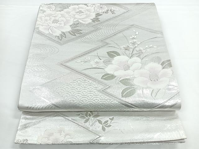 ■■■　サイズ　■■■ 長さ 430cm 幅 31.5cm程 ■■■　商品詳細　■■■ 【正絹・芯なし】 詳細に関しましては、画像をご確認ください。 大変上質な逸品になります。 お安く出品致しますので、是非この機会にいかがでしょうか？ ■■...