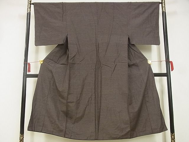 平和屋着物■男性 紬 亀甲絣 正絹 逸品 AAAE0922Atn