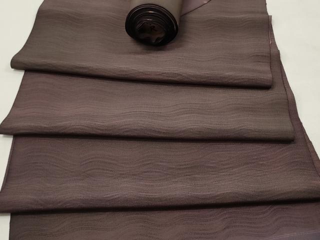 平和屋着物▼羽織・コート　反物　羽尺　よろけ縞　逸品　未使用　DAAY0724we