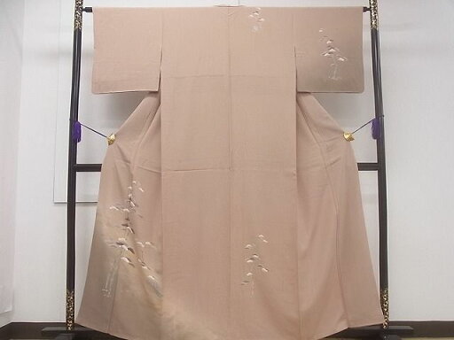 平和屋着物■訪問着 流水枝松文 暈し染め 金彩 逸品 CAAF5478ev 平和屋着物■訪問着 流水枝松文 暈し染め 金彩 逸品 CAAF5478ev