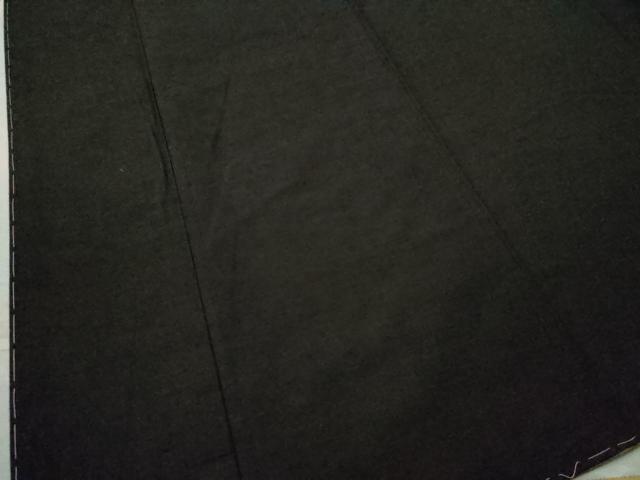 平和屋着物●男性　紬　アンサンブル　色無地　鉄黒色　正絹　逸品　未使用　CAAS7162yc