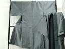 平和屋着物●男性 紬 アンサンブル 霞文 正絹 逸品 CAAS7164yc