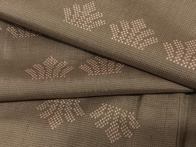 平和屋着物●本場大島紬　7マルキ　葦　三越扱い　正絹　逸品　AAAU8216zg...