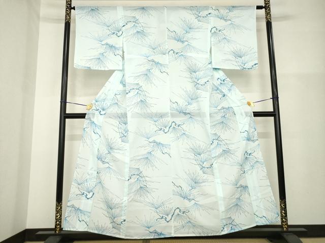 Full-Length Under-Kimono - 平和屋着物＊夏物　小紋　絽　松　洗える着物　AABH2086ck