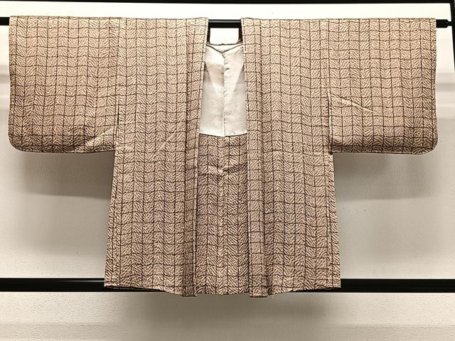 平和屋着物∞羽織 総絞り 格子 杢目絞り 正絹 逸品 CABD4747ua