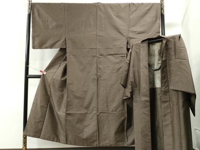 平和屋着物●男性 本場大島紬 アンサンブル 吉祥文 正絹 逸品 CAAS7282yc