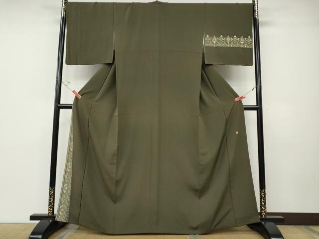 平和屋着物●訪問着　作家物　吉祥花文　金彩　正絹　逸品　CABD7223ut