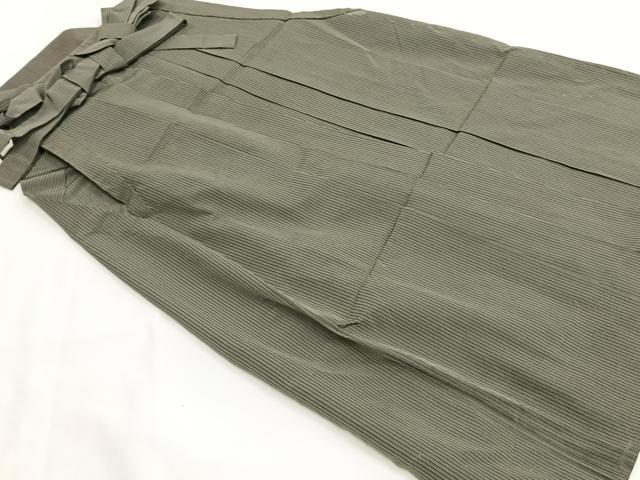 Other - 平和屋着物＊夏物　男性　行灯袴　絽　縞　正絹　逸品　AABF5798fy