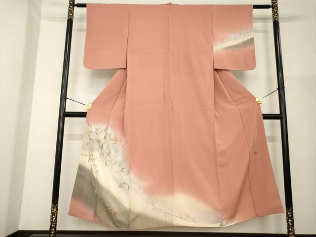 乐天商城 - 平和屋着物●染色作家　草野一騎　訪問着　飛鳥文　暈し染め　正絹　逸品　AABG4063ck