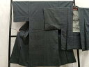 平和屋着物■男性 本場大島紬 アンサンブル 正絹 逸品 BAAN4616xi