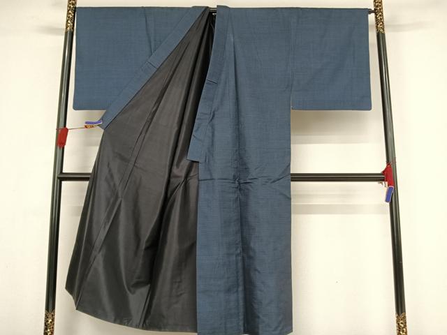 平和屋着物●男性 本場大島紬 アンサンブル 長襦袢セット 手織 100亀甲 総詰め 松山茂治 証紙付き キングサイズ 正絹 逸品 AABA4593np