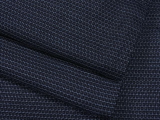 平和屋着物■男性 お召 120亀甲 逸品 ut3612