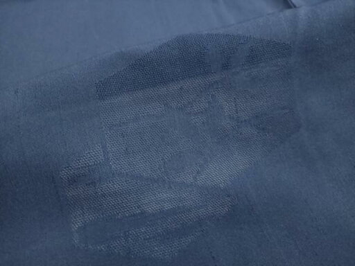 平和屋着物*夏物 色無地 亀甲草花文紗 鉄紺色 正絹 逸品 DAAT5862ud 平和屋着物*夏物 色無地 亀甲草花文紗 鉄紺色 正絹 逸品 DAAT5862ud