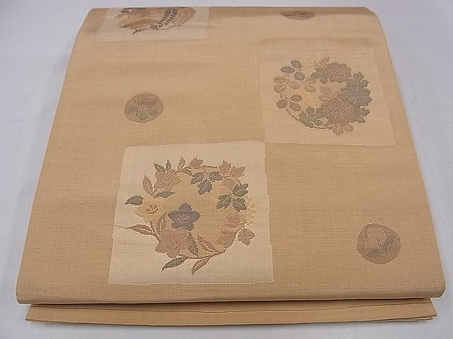 其它 - 平和屋着物■六通柄袋帯　花の詩　逸品　ze5950