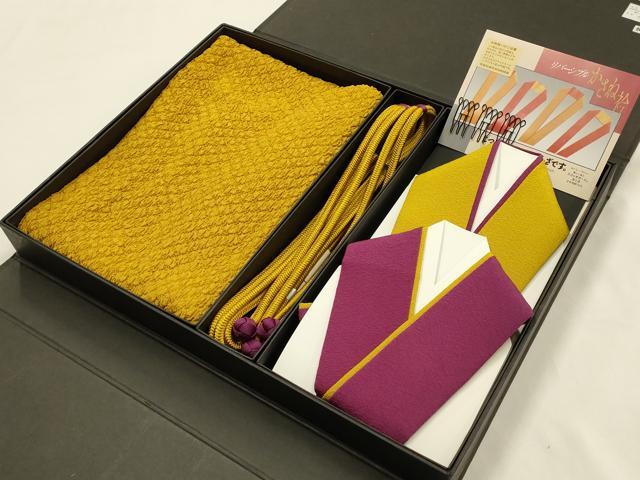 Other - 平和屋着物●染色作家 斉藤三才　和装小物　帯締め・帯揚げ・重ね衿セット　奈良組 小田巻房　リバーシブル　逸品　未使用品有　AABF9245ay