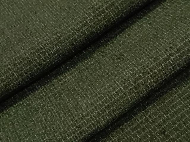 Kimono - 平和屋着物▽白鷹お召　単衣　吉祥文　正絹　逸品　CAAV3900dy
