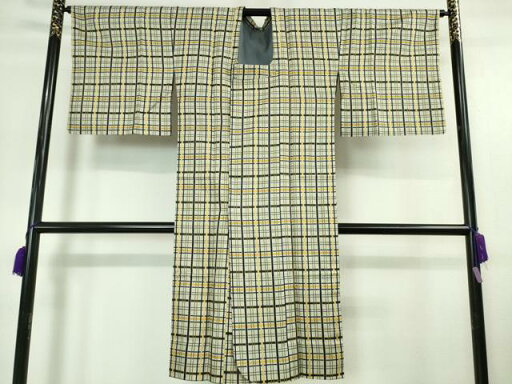 平和屋本店■極上 道行コート 単衣 ロング丈 吉野間道 逸品 DZAA5790kh5 平和屋本店■極上 道行コート 単衣 ロング丈 吉野間道 逸品 DZAA5790kh5