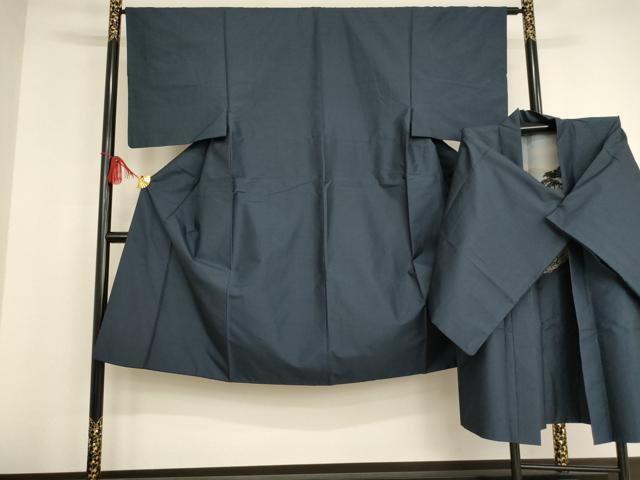 平和屋着物■男性 本場大島紬 アンサンブル 80亀甲 総詰め 正絹 逸品 AAAS8431ja