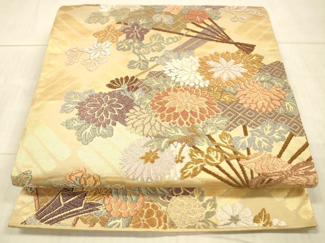 ■■■　サイズ　■■■ 長さ 426cm 幅 30cm程 ■■■　商品詳細　■■■ 【正絹】 状態は締めてはおりますが 特に目立ったシミ汚れなどもなく大変良い状態です。 大変上質な逸品になります。 お安く出品致しますので、是非この機会にいか...