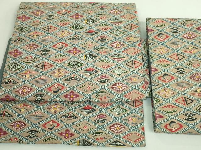 平和屋着物■極上　夏物　浦野理一　型染　小紋　絽　松花文　逸品　DZAA8446kh5 楽天市場】浦野理一の通販