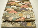 平和屋着物■佐賀錦 六通柄袋帯 唐織 松梅文 金糸 正絹 逸品 CAAM8053in(4)