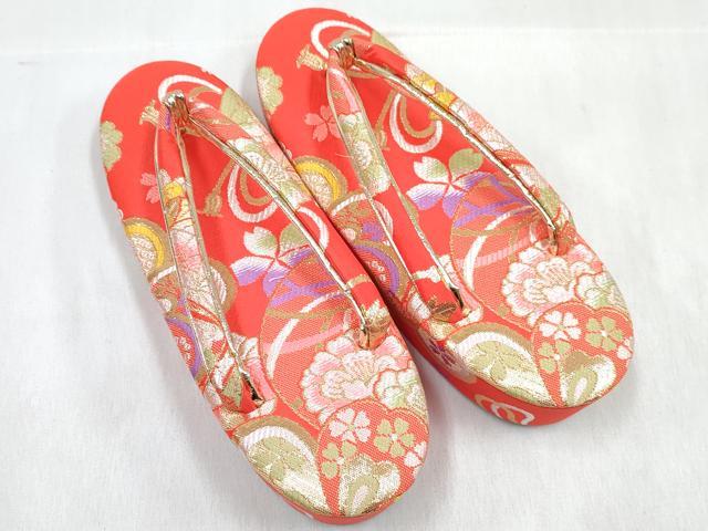 平和屋着物[]和装小物　女の子　子供　草履・バッグ・帯締め・小物セット　鞠花文...