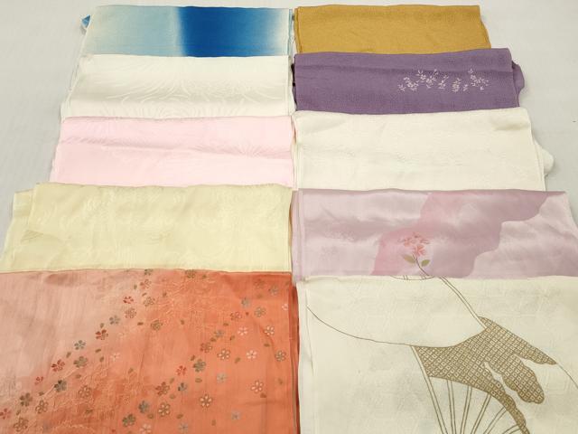平和屋着物★和装小物 帯揚げ10枚セット 正絹 逸品 DABJ2196xg
