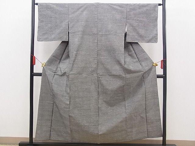 Full-Length Under-Kimono - 平和屋着物■上質な紬　吉祥文　逸品　BAAF1050hv