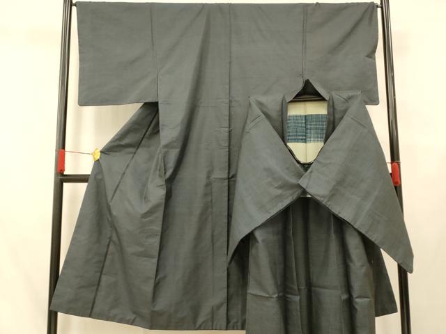 平和屋着物■男性　本場大島紬　アンサンブル　亀甲文　正絹　逸品　AABG6024fw