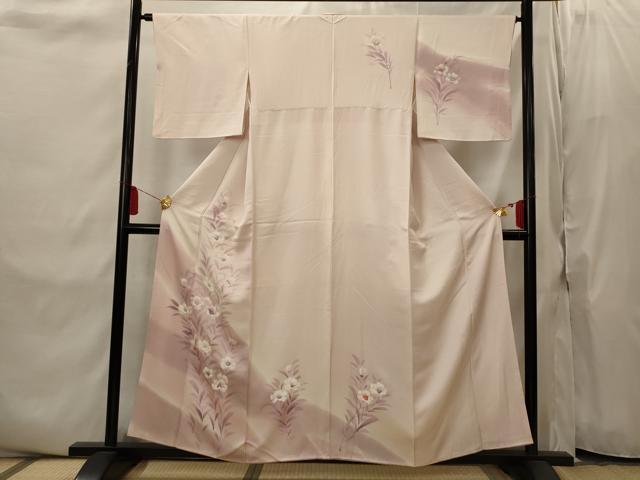 平和屋着物■訪問着 草花文 暈し染め 正絹 逸品 AABI8367st