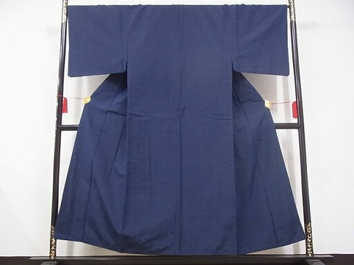 平和屋着物■男性 紬 色無地 藍鉄色 正絹 逸品 AAAH2726Ata 平和屋着物■男性 紬 色無地 藍鉄色 正絹 逸品 AAAH2726Ata