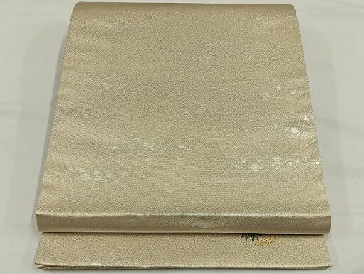 平和屋着物◎六通柄袋帯 唐織 松竹梅 ワンポイント帯 金糸 正絹 逸品 AAAH7551Bnf 平和屋着物◎六通柄袋帯 唐織 松竹梅 ワンポイント帯 金糸 正絹 逸品 AAAH7551Bnf
