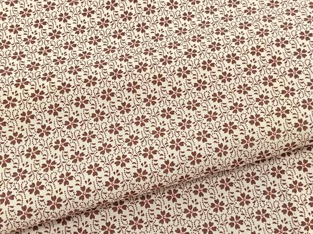平和屋着物■上質な小紋　桜唐草文　正絹　逸品　BAAW4257hv