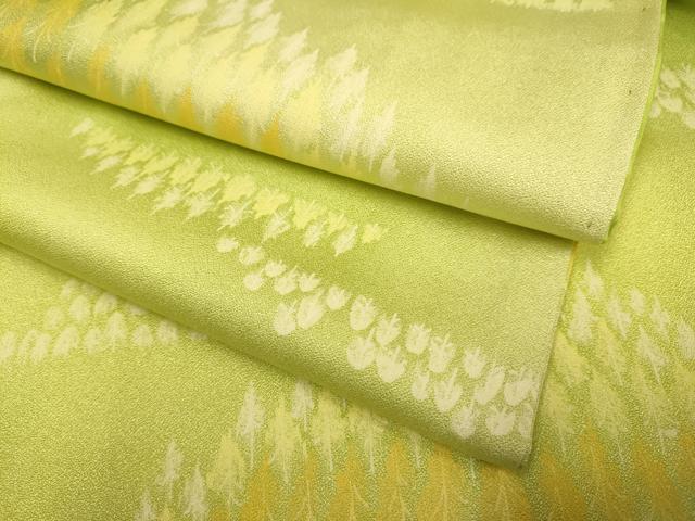 Kimono - 平和屋着物▼上質な小紋　樹林文　暈し染め　正絹　逸品　DAAZ5392du