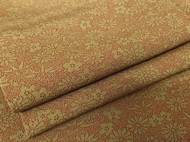 平和屋着物●江戸小紋 草花文 正絹 逸品 AAAX0220np