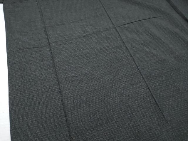 平和屋着物■男性　本場大島紬　格子　正絹　逸品　AAAZ7113gw