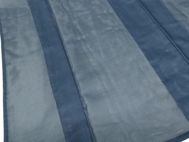 Summer Wear - 平和屋着物＊夏物　色無地　絽　濃藍色　洗える着物　DAAR9533op
