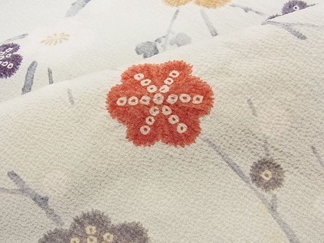 平和屋着物■上質な小紋 枝梅文 逸品 CAAE9894yk