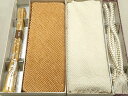 平和屋本店■和装小物 帯揚げ・帯締めセット2点 逸品 未使用 DZAA10503kh5