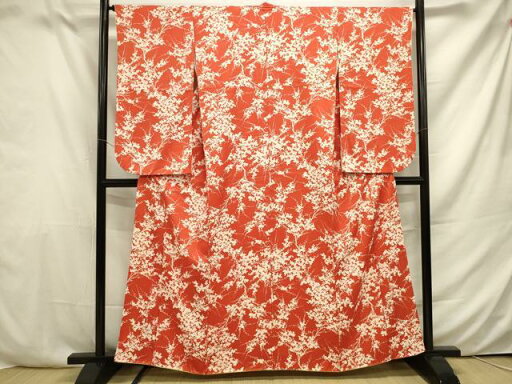 平和屋着物■小振袖 二尺袖 枝花文 正絹 逸品 DAAR6551cm 平和屋着物■小振袖 二尺袖 枝花文 正絹 逸品 DAAR6551cm