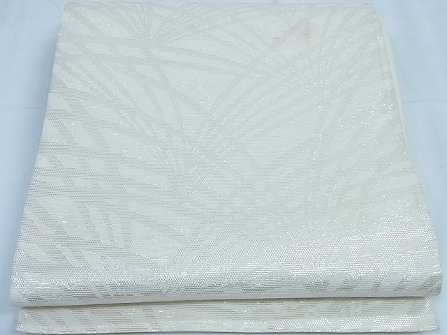平和屋着物■夏物　六通柄袋帯　芝草文　銀糸　逸品　CAAH1747th