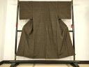 平和屋着物■男性 紬 紅消鼠色 正絹 逸品 AAAP1505ja
