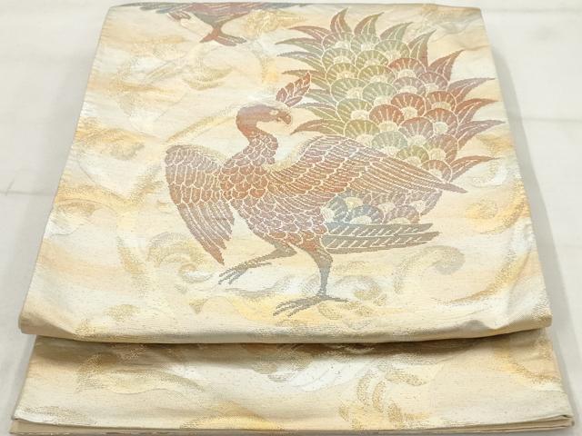 ■■■　サイズ　■■■ 長さ 404cm 幅 30cm程 ■■■　商品詳細　■■■ 【正絹・芯なし】 詳細に関しましては、画像をご確認ください。 大変上質な逸品になります。 お安く出品致しますので、是非この機会にいかがでしょうか？ ※汚れ等に関しましては、着用時には見えない部分になるかと思いますのであまり気にならずお召になれるかと思います。 ■■■　注意事項　■■■ ■モニター発色の具合により色合いが異なる場合がございます。 ■寸法は多少の誤差が生じる場合がございますのでご了承ください。 ■縫込みの長さが左右非対称の場合は短い部分を記載しております。 左右非対称であってもご返品・お値引き等の保証は出来かねますので、ご了承の上ご購入をお願い致します。 ■シミ等のチェックには注意を払っておりますが、見落としがある場合もございますし、個人の見解も様々ですので神経質な方のご購入はお控えください。 ■箪笥に入っておりました着物や帯なので畳みシワや匂いがあるものもございます。 ■お休みは基本的に土日祝となりますが、その他臨時でお休みする場合がございますのでご了承ください。 ■商品の発送は平日のみの発送となります。 ■夜間と土曜、日曜日はお問い合わせの回答が遅れる場合がございます。 ■当店では、お直し、紋入れ、お手入れ等は承っておりません。 ■生地の状態（ヤケ、経年劣化等）によってはサイズ直しが出来ない場合がございます。 その点もどうかご了承のうえ、ご購入をお願いいたします。 ■弊社で取り扱う商品は一点ものにつき、時期や在庫状況に応じて金額が変更となる場合がございます。 ■検針は行っておりません。予めご了承いただきますようお願いいたします。 ■【洗える着物】と記載のある商品におきましては、商品お届け後に洗濯を行ってしまってからのご返品にはご対応しかねます。 念の為、専門店でのお手入れをお願いいたします。 ■着物のサイズ目安は下記を参考ください↓ ＜女性着物＞　お端折り次第で＋5cm　−1cmが着用可能サイズ 　例）身丈170cmの場合、身長160cm〜175cm ＜男性着物＞　身丈＋約25cm〜27cm程が適応身長 　例）身丈155cmの場合、身長180〜182cm