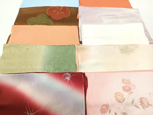 平和屋着物★和装小物 上質な帯揚げ 10枚セット 逸品 CAAM3048xi