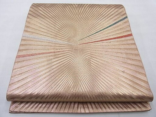 平和屋着物◎六通柄袋帯 斜縞 金銀糸 逸品 BAAG1658cm 平和屋着物◎六通柄袋帯 斜縞 金銀糸 逸品 BAAG1658cm