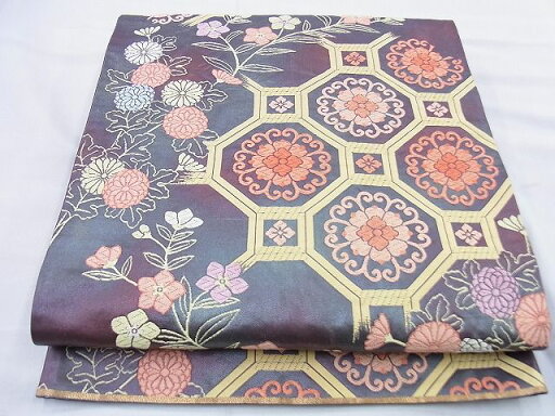 平和屋着物◎六通柄袋帯 唐織 蜀江花文 逸品 BAAF0854jm 平和屋着物◎六通柄袋帯 唐織 蜀江花文 逸品 BAAF0854jm