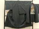 平和屋着物■男性 本場大島紬 アンサンブル 80亀甲 羽裏:虎 正絹 逸品 BAAQ1131me